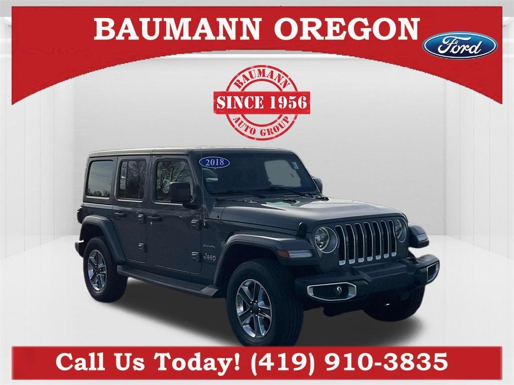 used 2018 Jeep Wrangler Unlimited car, priced at $24,577