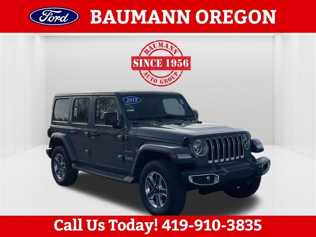 used 2018 Jeep Wrangler Unlimited car, priced at $22,800