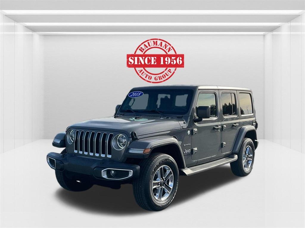 used 2018 Jeep Wrangler Unlimited car, priced at $24,577