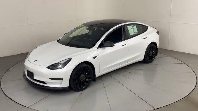 used 2022 Tesla Model 3 car, priced at $34,997