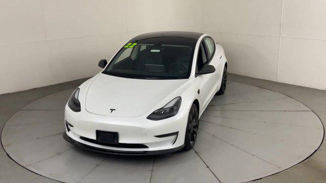 used 2022 Tesla Model 3 car, priced at $34,997