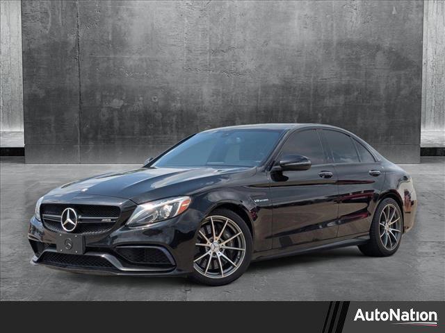 used 2017 Mercedes-Benz AMG C 63 car, priced at $33,491