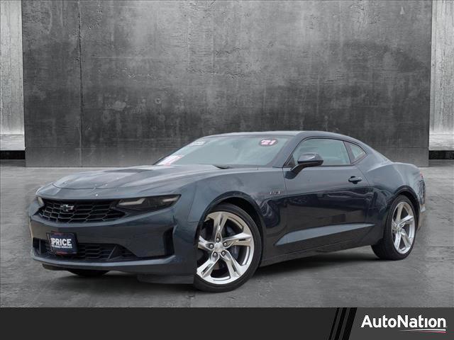 used 2021 Chevrolet Camaro car, priced at $34,423