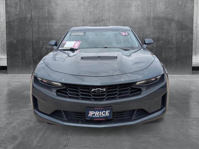 used 2021 Chevrolet Camaro car, priced at $34,423