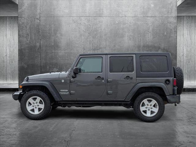 used 2017 Jeep Wrangler Unlimited car, priced at $19,892