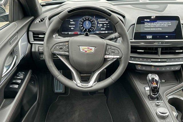 new 2025 Cadillac CT4-V car, priced at $59,340