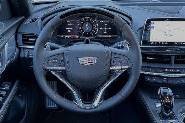 new 2025 Cadillac CT4-V car, priced at $62,335