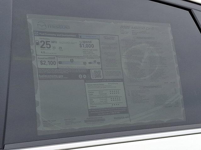 new 2025 Mazda CX-5 car, priced at $32,002