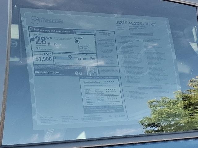 new 2025 Mazda CX-50 car, priced at $35,078