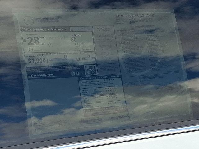 new 2025 Mazda CX-5 car, priced at $34,204