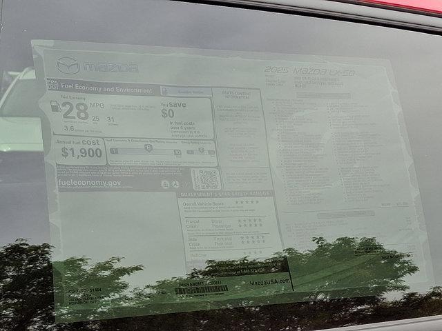 new 2025 Mazda CX-50 car, priced at $33,348