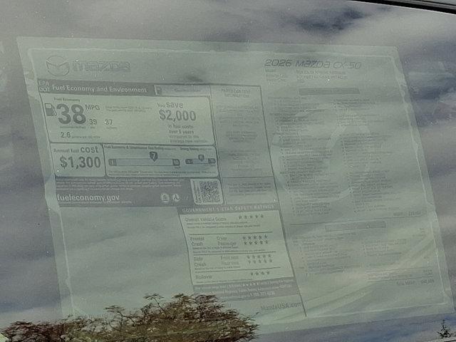 new 2026 Mazda CX-50 Hybrid car, priced at $39,674