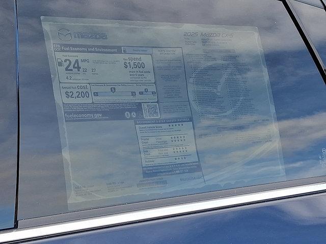 new 2025 Mazda CX-5 car, priced at $41,809