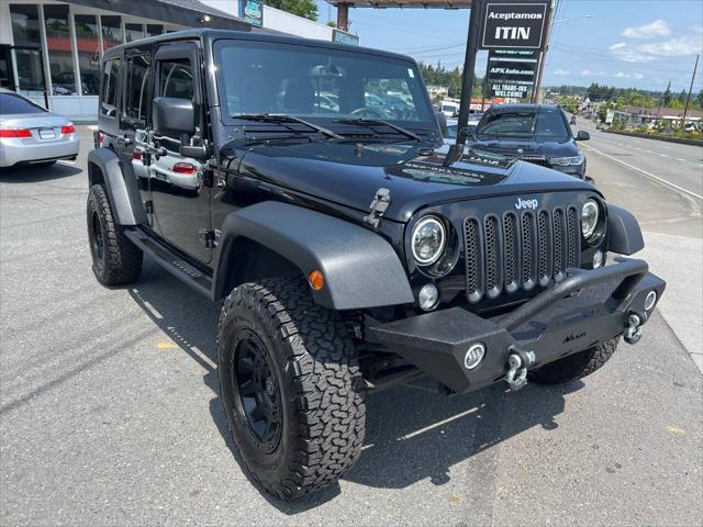 used 2017 Jeep Wrangler Unlimited car, priced at $22,991