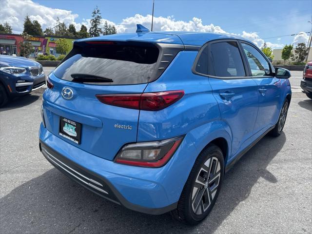 used 2022 Hyundai Kona EV car, priced at $19,991