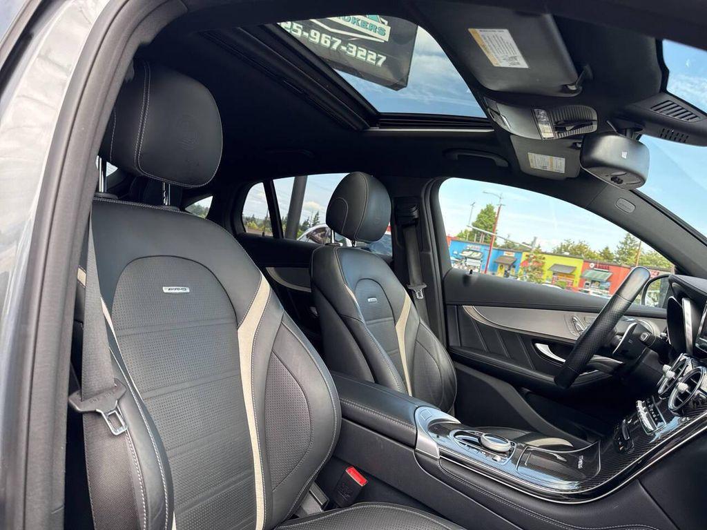 used 2018 Mercedes-Benz AMG GLC 63 car, priced at $36,991