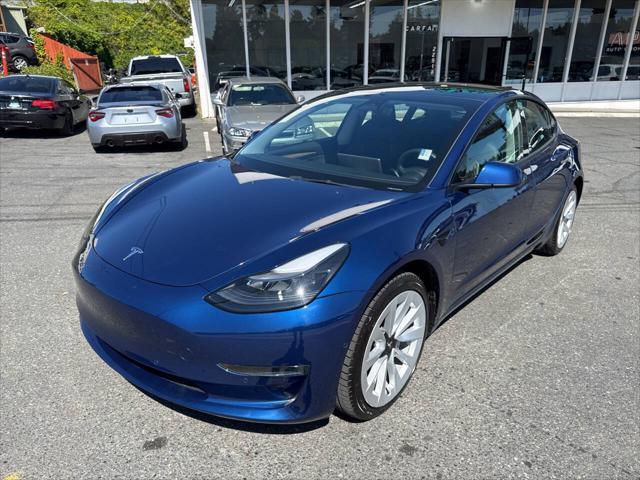 used 2022 Tesla Model 3 car, priced at $28,991