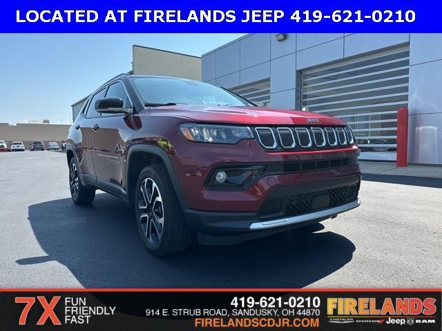 used 2022 Jeep Compass car, priced at $22,500