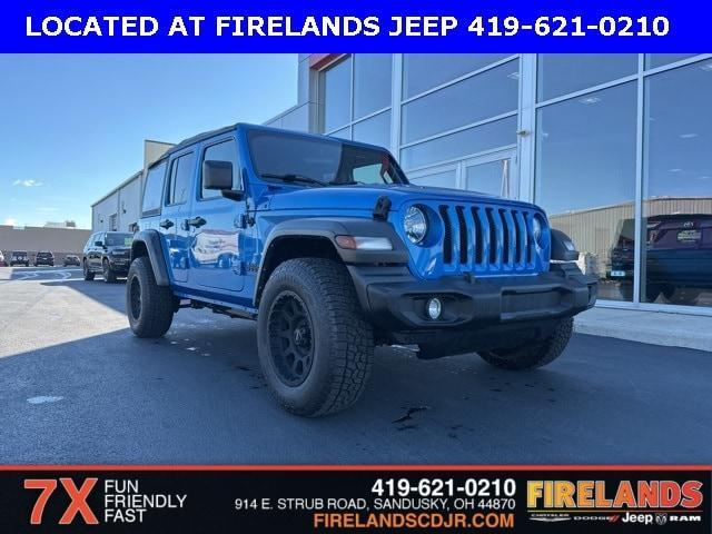 used 2021 Jeep Wrangler Unlimited car, priced at $25,000