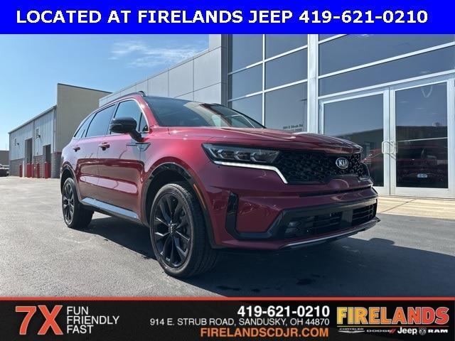 used 2021 Kia Sorento car, priced at $18,000