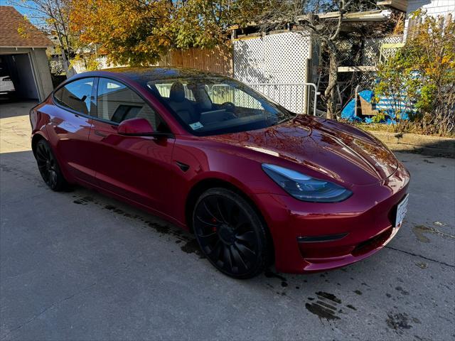 used 2023 Tesla Model 3 car, priced at $37,995