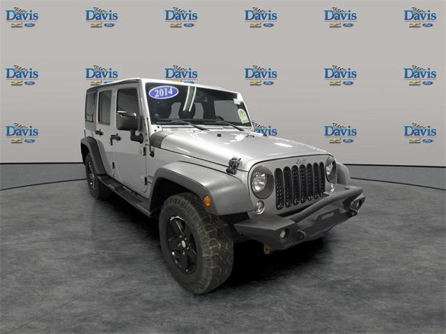 used 2014 Jeep Wrangler Unlimited car, priced at $13,733