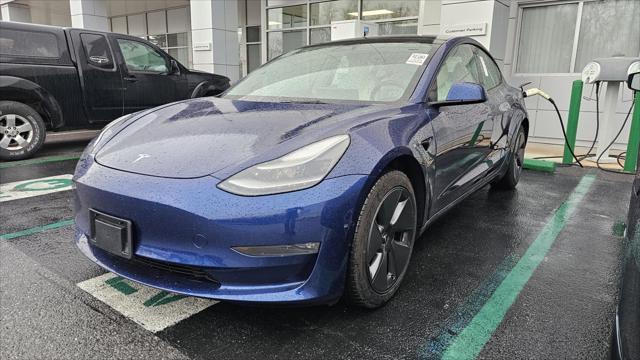 used 2022 Tesla Model 3 car, priced at $31,990