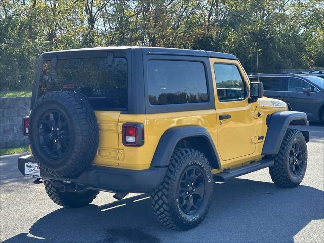 used 2021 Jeep Wrangler car, priced at $26,100