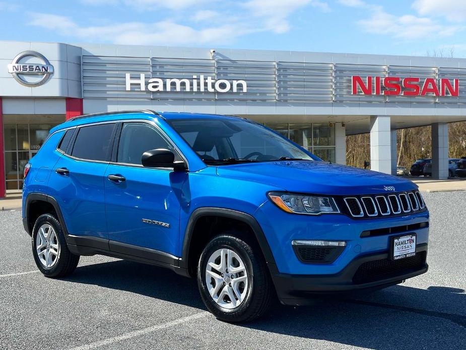 used 2021 Jeep Compass car, priced at $17,499