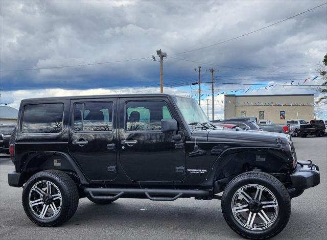 used 2012 Jeep Wrangler Unlimited car, priced at $14,999