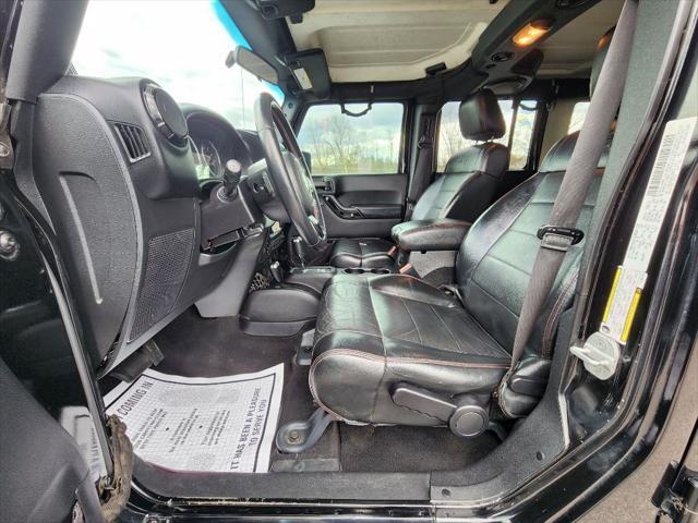 used 2012 Jeep Wrangler Unlimited car, priced at $14,999