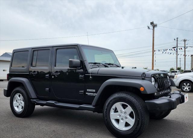 used 2016 Jeep Wrangler Unlimited car, priced at $21,999