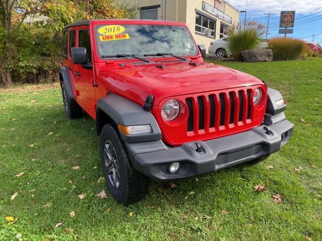 used 2018 Jeep Wrangler Unlimited car, priced at $24,294