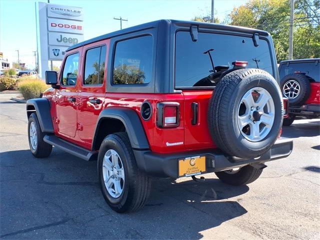 used 2021 Jeep Wrangler Unlimited car, priced at $32,678