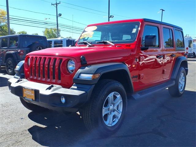 used 2021 Jeep Wrangler Unlimited car, priced at $32,678
