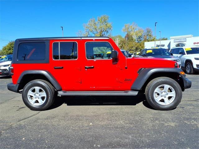 used 2021 Jeep Wrangler Unlimited car, priced at $32,678