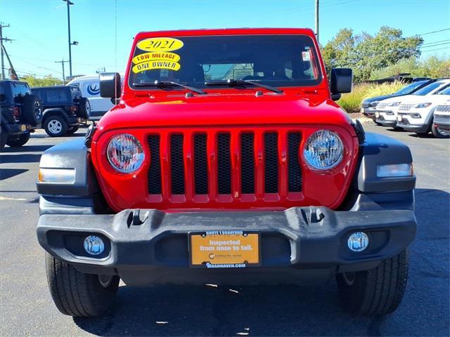 used 2021 Jeep Wrangler Unlimited car, priced at $32,678