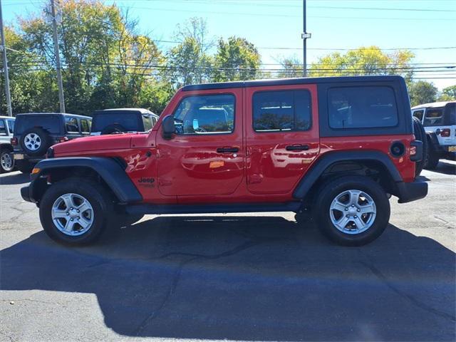 used 2021 Jeep Wrangler Unlimited car, priced at $32,678