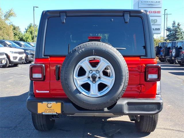 used 2021 Jeep Wrangler Unlimited car, priced at $32,678