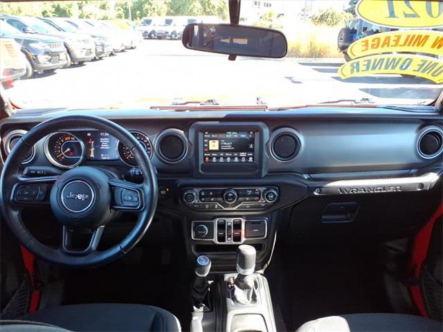 used 2021 Jeep Wrangler Unlimited car, priced at $32,678