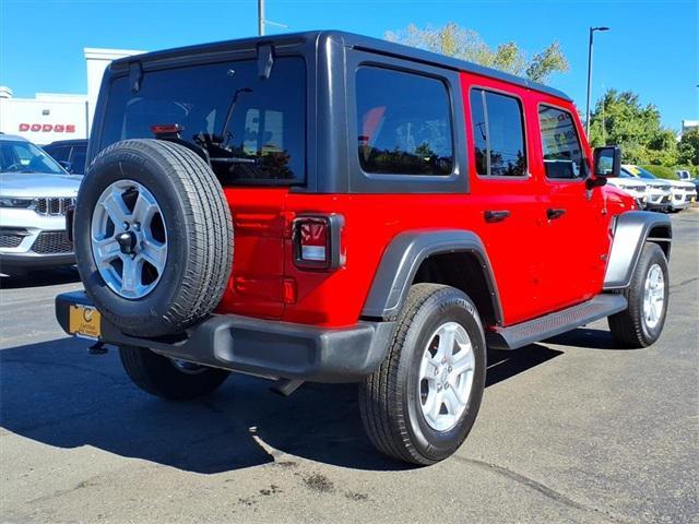 used 2021 Jeep Wrangler Unlimited car, priced at $32,678
