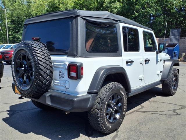 used 2021 Jeep Wrangler car, priced at $29,407