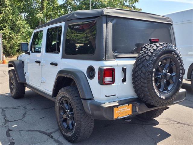 used 2021 Jeep Wrangler car, priced at $29,407