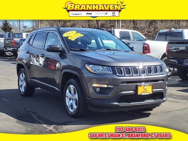 used 2021 Jeep Compass car, priced at $20,219