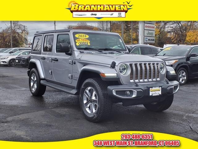 used 2018 Jeep Wrangler Unlimited car, priced at $25,869