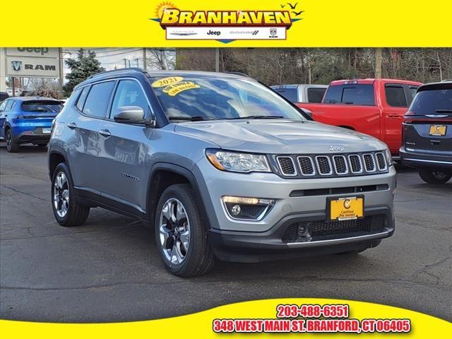 used 2021 Jeep Compass car, priced at $23,627