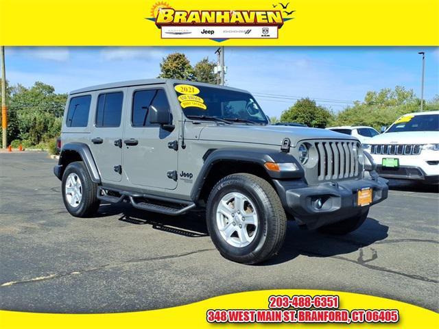 used 2021 Jeep Wrangler Unlimited car, priced at $32,744