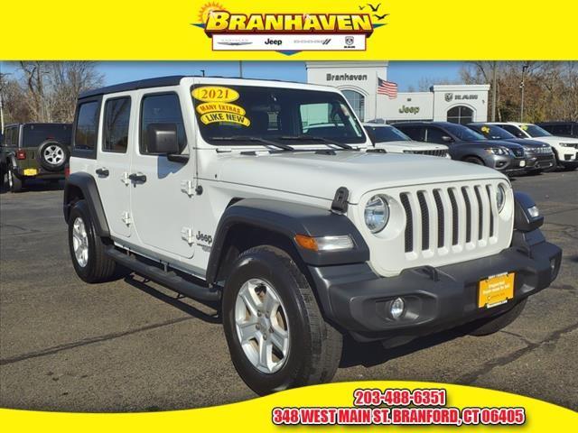 used 2021 Jeep Wrangler Unlimited car, priced at $31,584