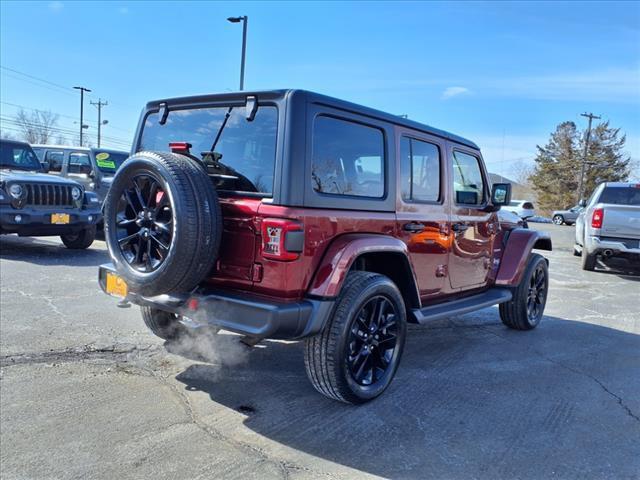 used 2021 Jeep Wrangler Unlimited 4xe car, priced at $28,245