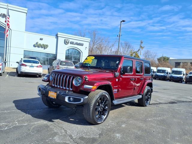 used 2021 Jeep Wrangler Unlimited 4xe car, priced at $28,245